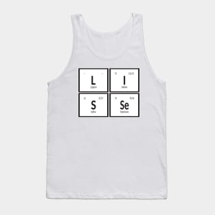 Lisse Table of Elements Tank Top